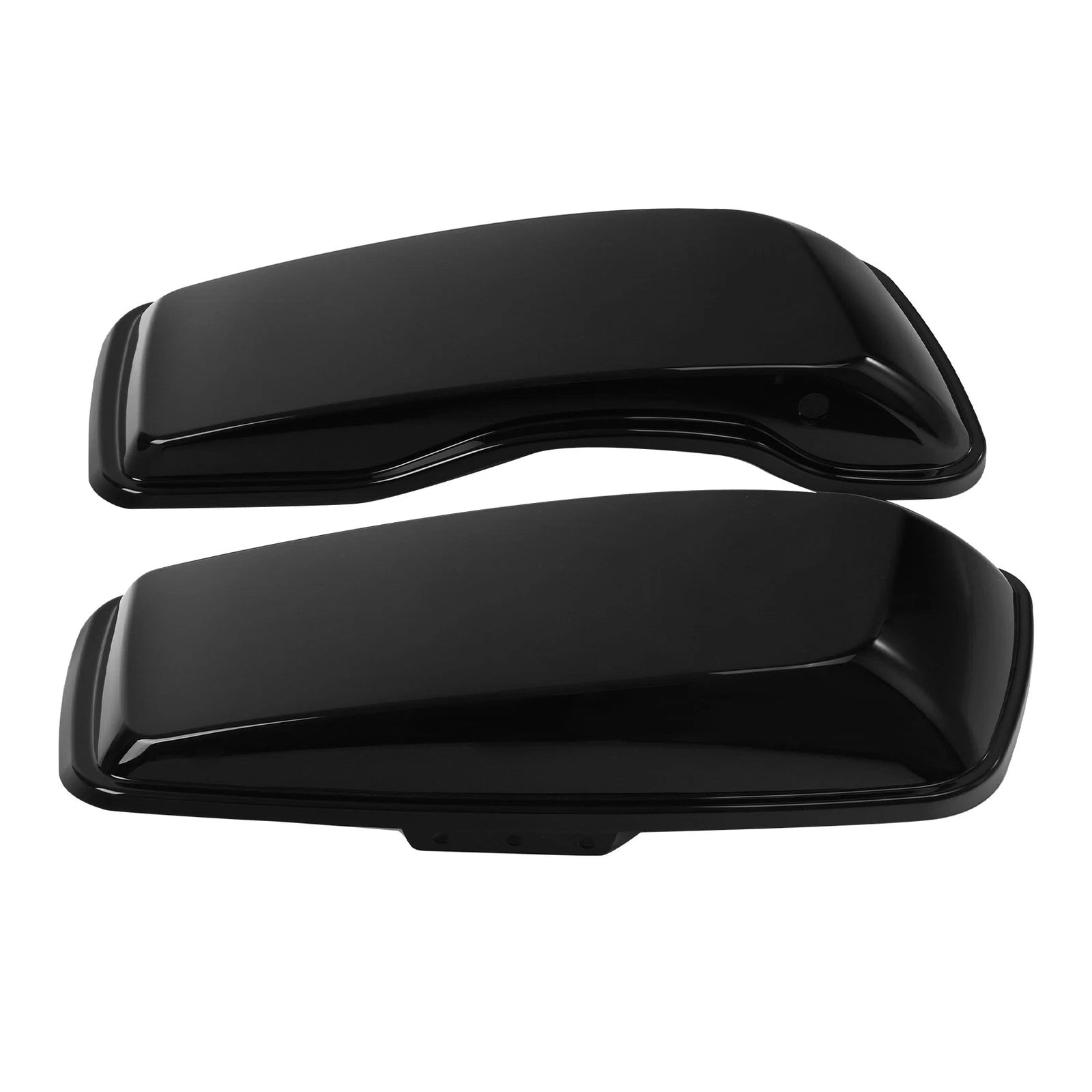 Hard Saddlebag Lids for Harley Touring Street Road Glide (2014–2024) Vivid Black