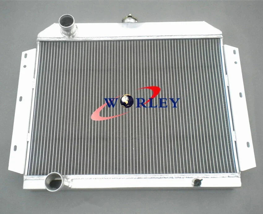 Aluminum Radiator + Fan for International Scout V8 (1966-1969)