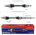 Set of 2 Front AAR CV Axle Shafts for Lexus RX350 (2016–2018)