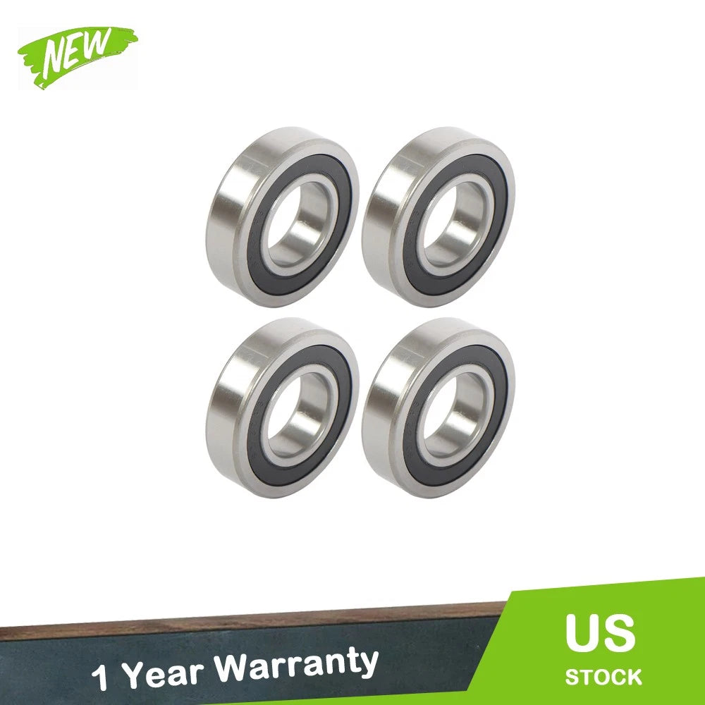 Set of 4 Bearings  - 32x65x17mm Double Rubber Seals