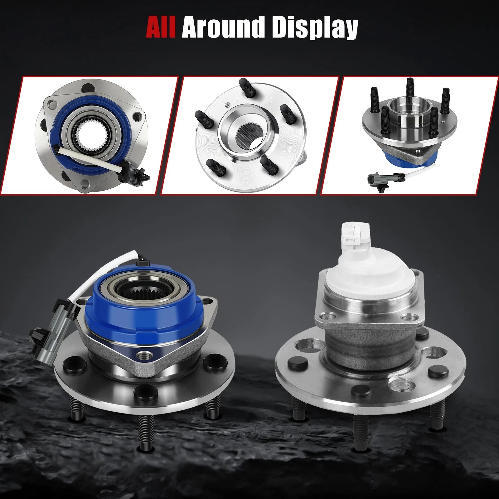 Set of 4 Wheel Hub Bearing Assemblies for Chevrolet Venture (1997–2005)