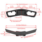 Front Bumper for Chevy Corvette (1975–1979) Fiberglass Primer Black