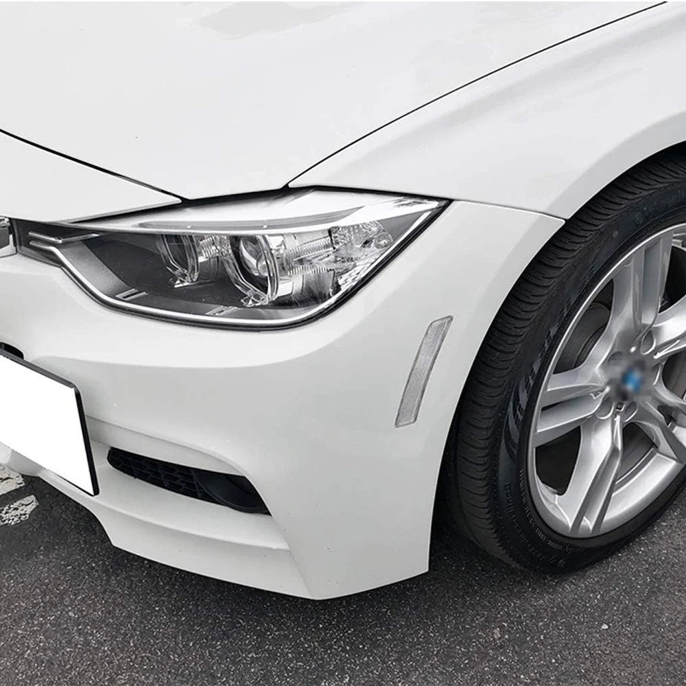 Clear Bumper Side Marker Deflector Reflector Lamp for BMW F30 F31 (2012–2015)