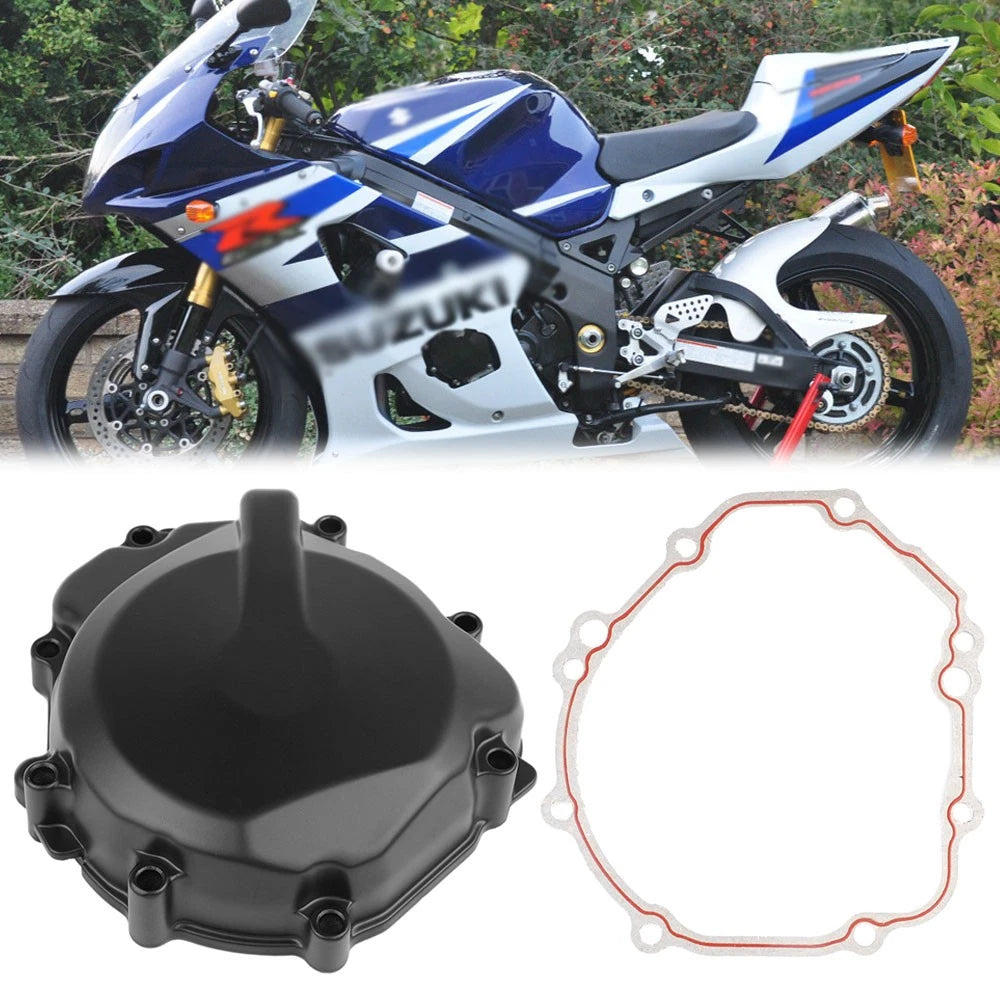 Left Engine Stator Cover & Gasket for Suzuki GSXR1000 (2005–2008)