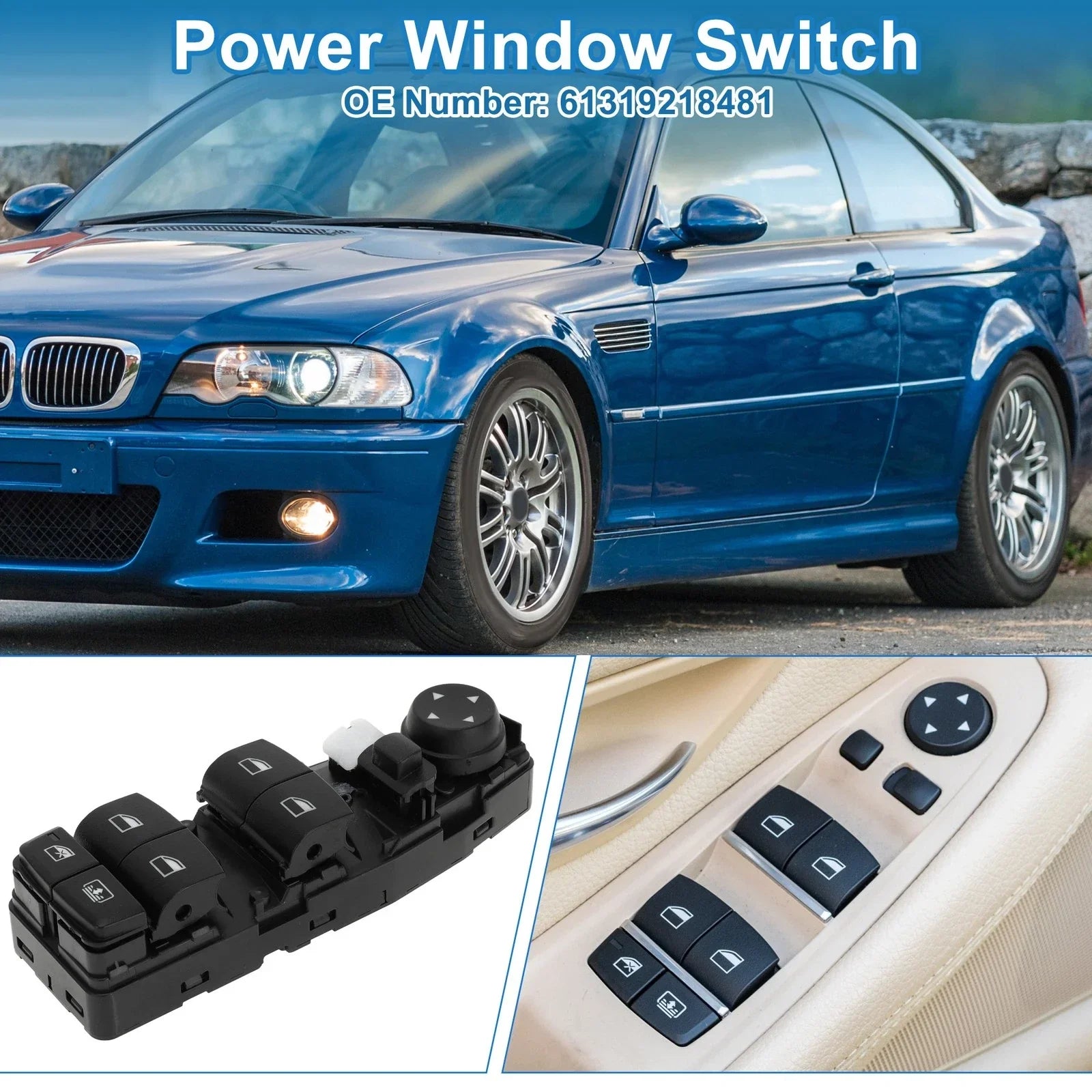 Power Window Switch for BMW 320i (2013-2018)