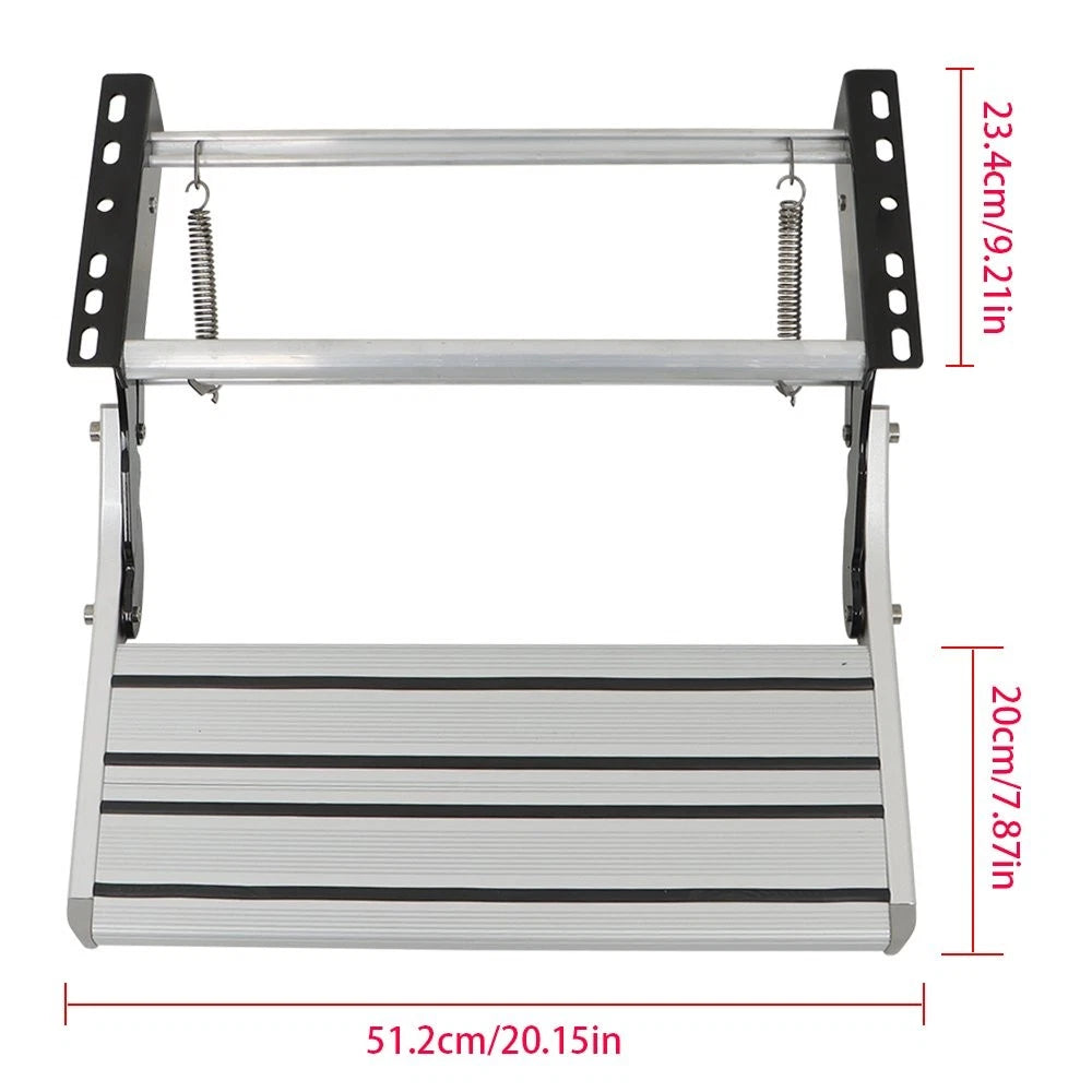 Retractable Anti-Slip Aluminum Step for RV Camper