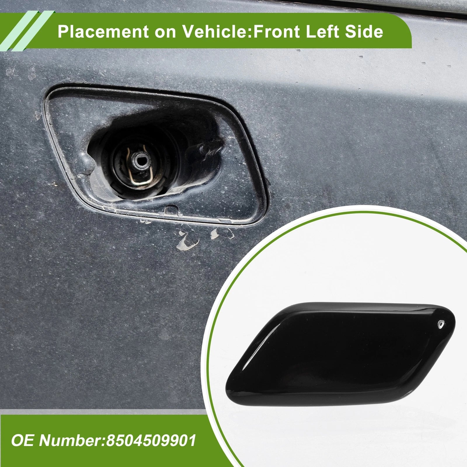 Front Left Washer Nozzle Cover Cap No.8504509901 for Toyota Avensis (2003–2008)