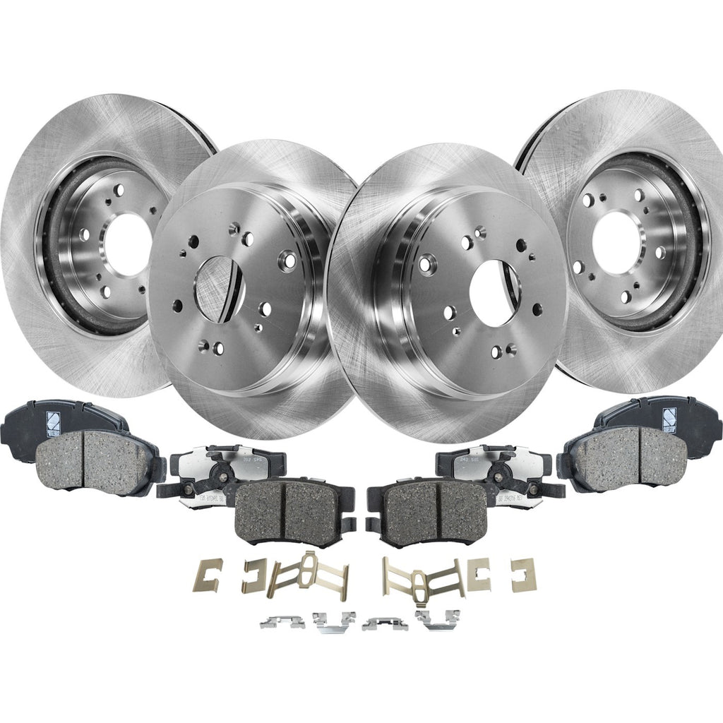 Brake Disc Rotor and Pad Kit for Honda CR-V, RDX (2007–2012)
