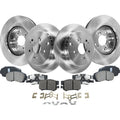 Brake Disc Rotor and Pad Kit for Honda CR-V, RDX (2007–2012)