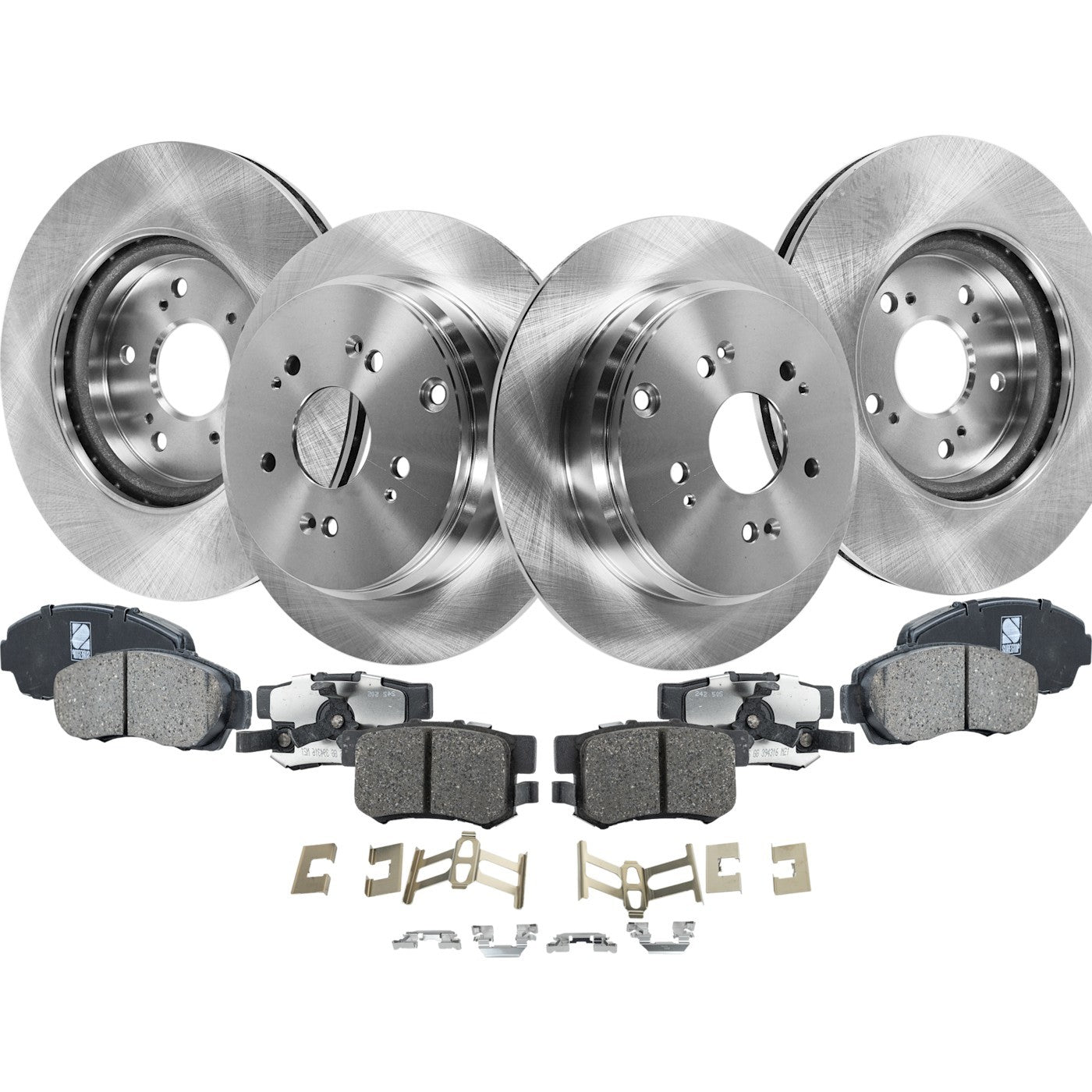 Brake Disc Rotor and Pad Kit for Honda CR-V, RDX (2007–2012)