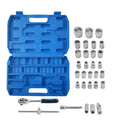 32PC Socket Wrench Set 1/2" 8-32mm Chrome Steel for Universal Use