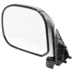 LH+RH 2 x Chrome Manual Door Mirror Pair for Toyota Hiace (1989–2005)