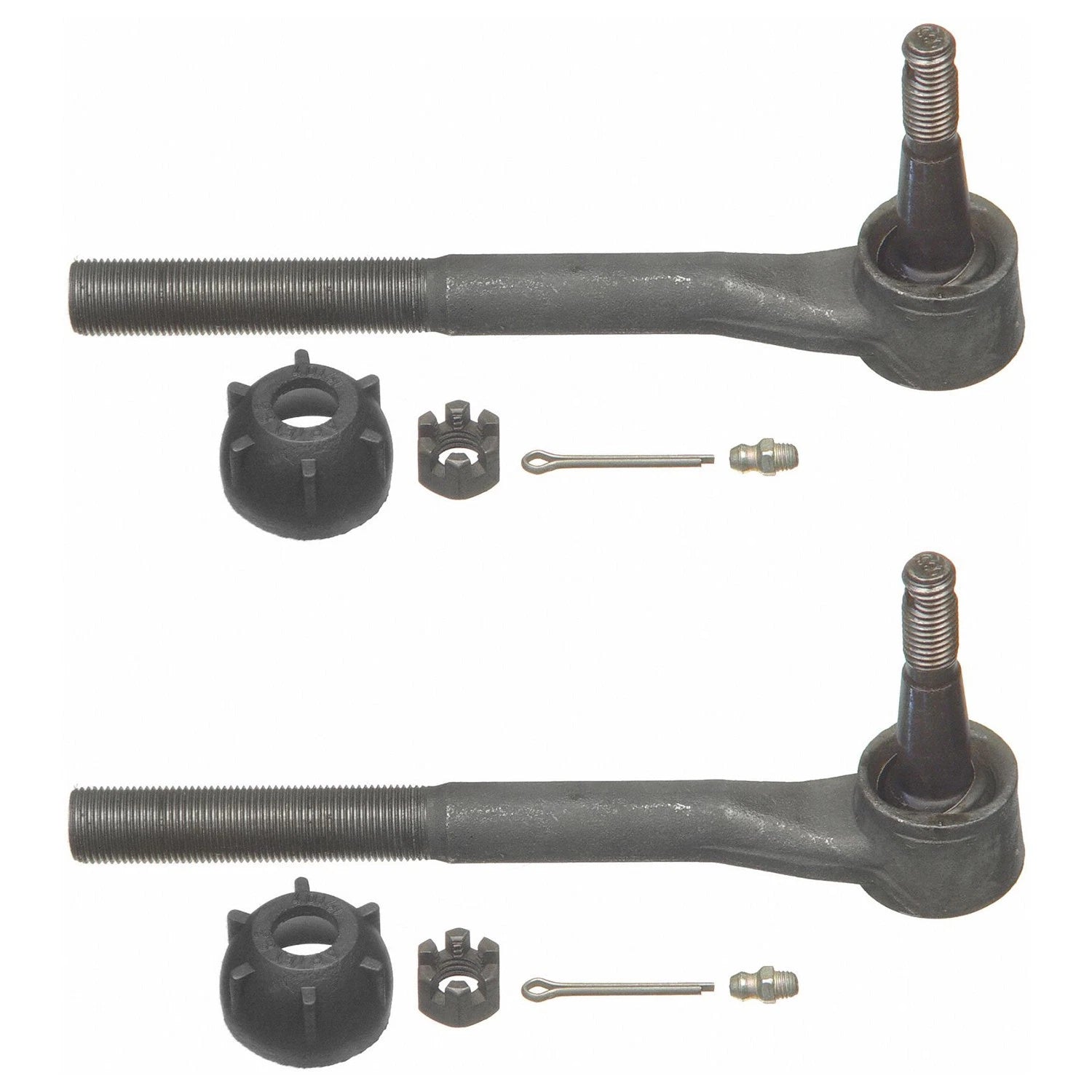 2X Moog Front Outer Steering Tie Rod End Kit for C1500 Express 2500 K3500 (1996–2002)