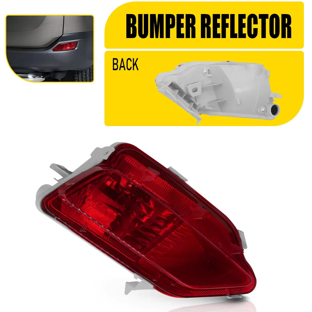 Passenger Side Rear Bumper Reflector Light for Toyota RAV4 (2013–2015)