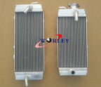 Aluminum Radiator & White Hose for Kawasaki KXF250 KX250F (2009-2011)
