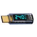 2X USB C Tester 240W with LED Display for Power Monitoring