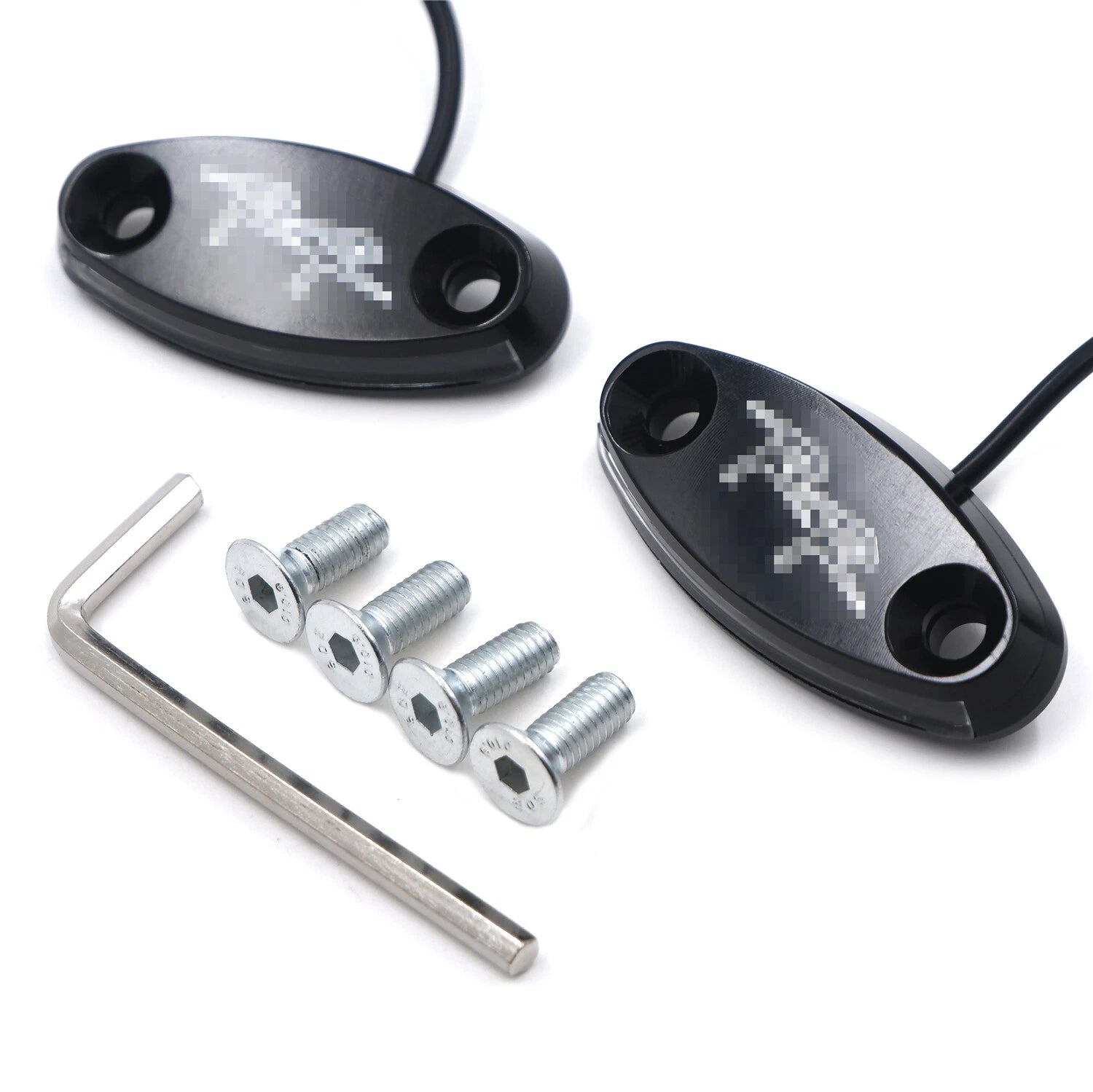 LED Signal Mirror Block Off Base Plate for Honda CBR 600RR (2003–2011), CBR 1000R (2004–2007)