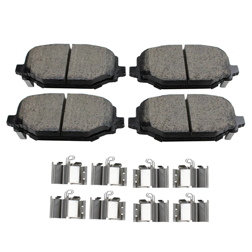 Set of 4 Akebono ProACT Rear Ceramic Disc Brake Pads for Chrysler Dodge Ram Volkswagen