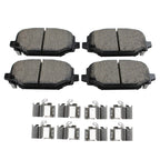 Set of 4 Akebono ProACT Rear Ceramic Disc Brake Pads for Chrysler Dodge Ram Volkswagen