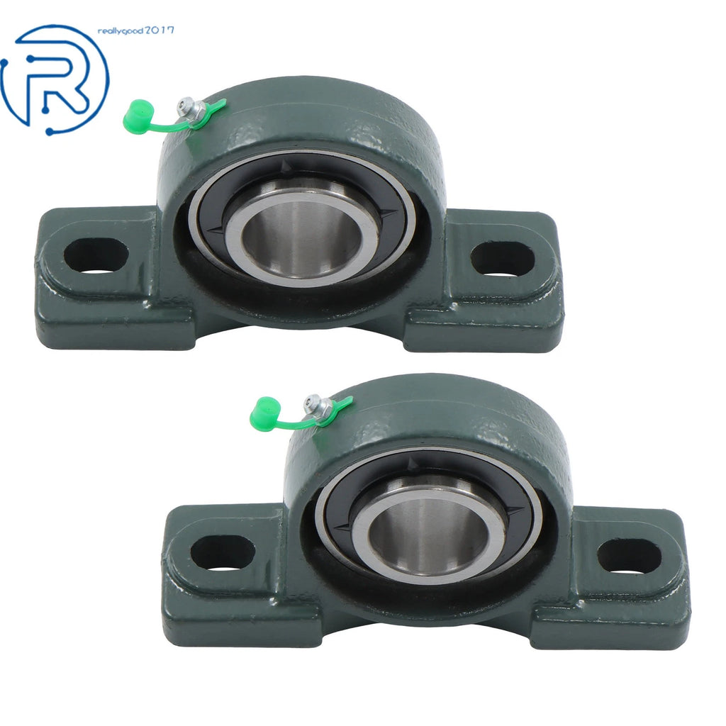 2 Pack Pillow Block Bearing UCP207-22 for UCP207 (1-3/8" Bore)