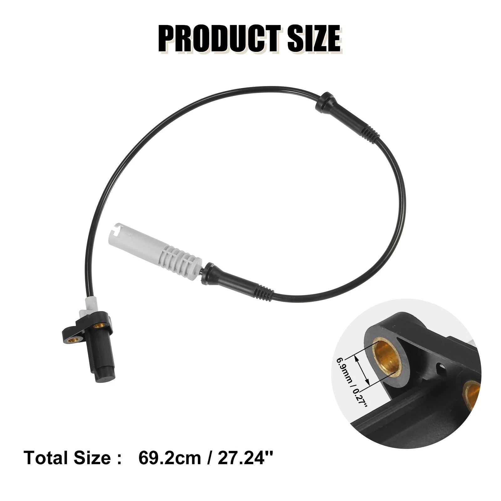 ABS Wheel Speed Sensor for BMW 520i 523i 528i (2001–2007) 34521182159