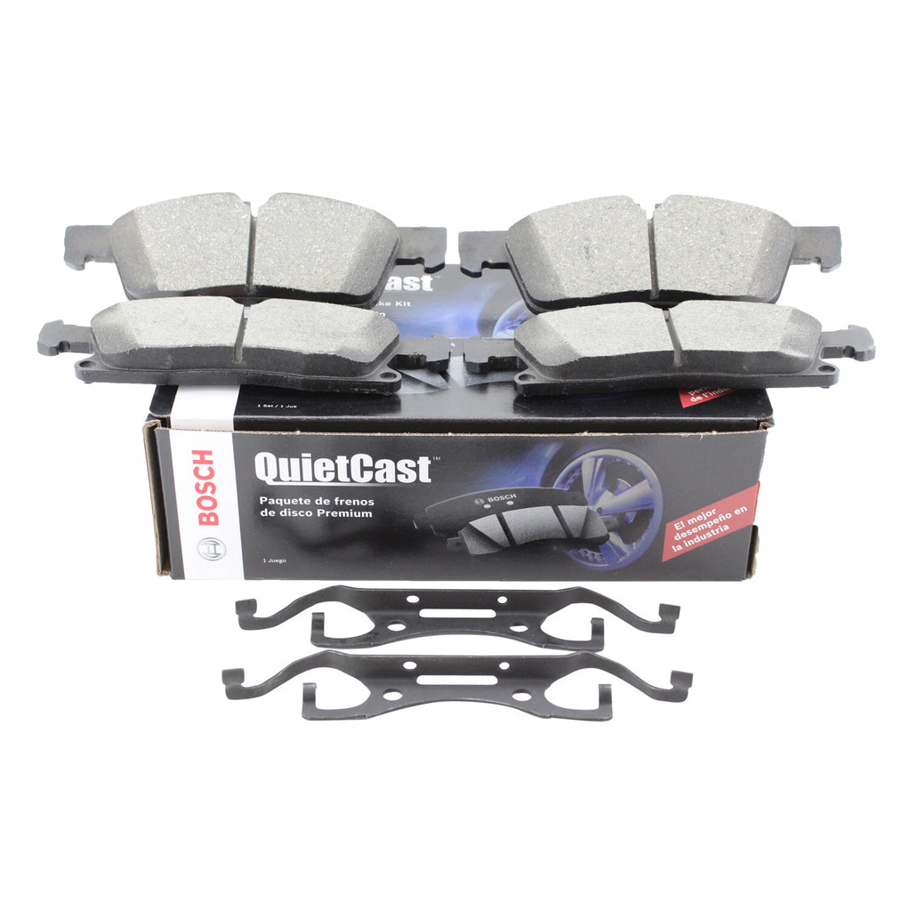 Set of 4 Bosch QuietCast Ceramic Front Brake Pads for Dodge Durango Jeep MB X166 W166
