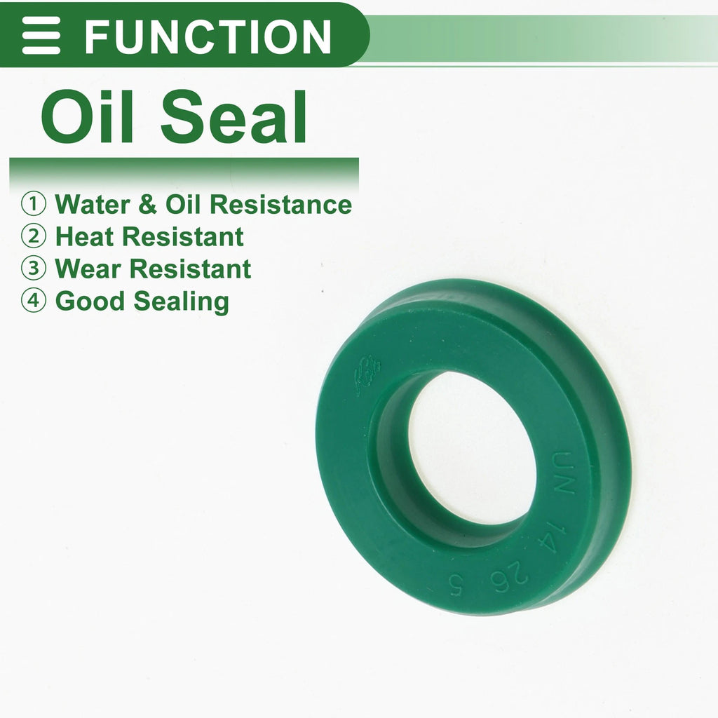 Set of 5 Oil Seal Rotary Shaft Seal 14x26x5mm High Pressure for Automotive