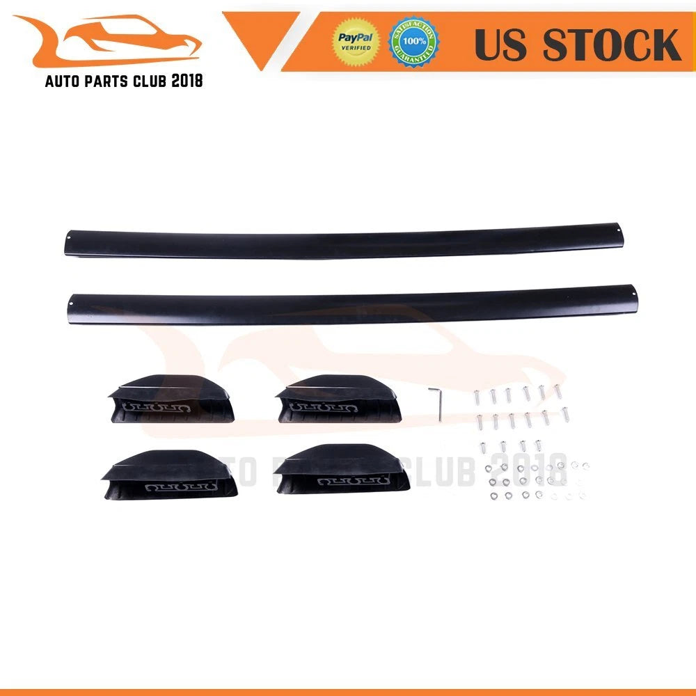 Set of 2 Black Roof Rack Cross Bars for Honda CR-V (2002–2006)