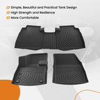 All Weather Carpet Floor Mats for Lincoln Nautilus (2024–2025) TPE Rubber