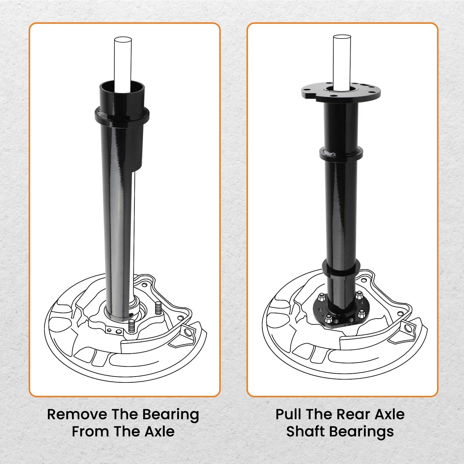 Bearing Removal Tool for Toyota Pre-Runner, Tundra (2000–2016)