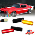 Smoked LED Side Marker Lights for Chevrolet Camaro (1970–1977)