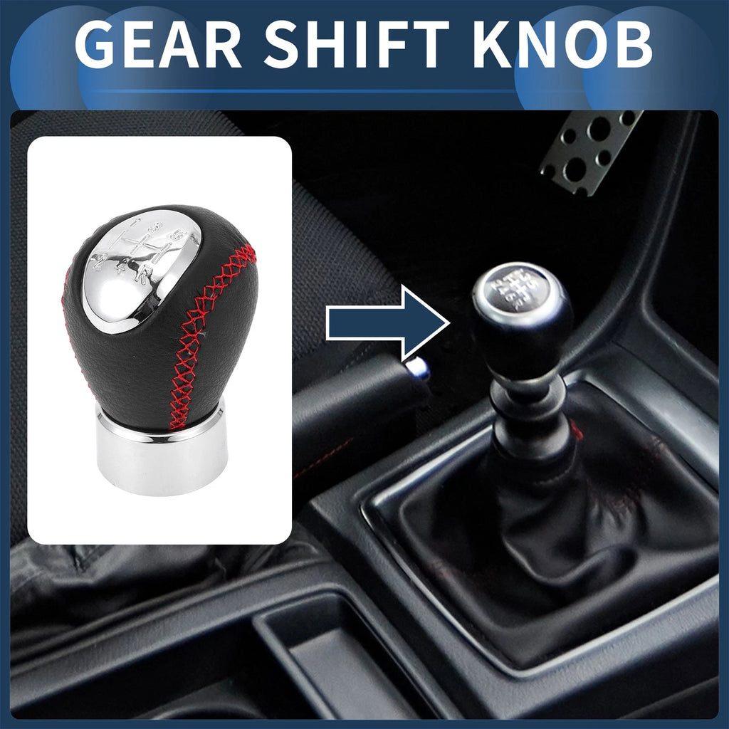 5 Speed Manual Gear Shift Knob for Mazda 3 BK (2003–2008) Plastic Faux Leather