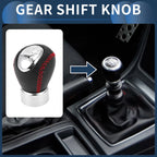 5 Speed Manual Gear Shift Knob for Mazda 3 BK (2003–2008) Plastic Faux Leather
