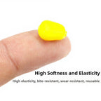 50pcs Yellow Floating Fishing Lures for Carp Saltwater Use