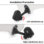 Adjustable Windshield Extension Spoiler for Motorcycle