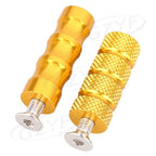 CNC Aluminum Gold Rearset Footrests Foot Pegs for Universal