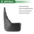 Mud Flaps Splash Guards for Ford Fiesta (2015–2016) W/ Mount Accessories