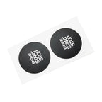 2 x Ignition Stop Switch Button Repair Sticker Vinyl for Hyundai ix35