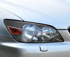 Carbon Fiber Headlight Eyelid Eyebrow Cover for Lexus IS200 IS300 (1998–2005)
