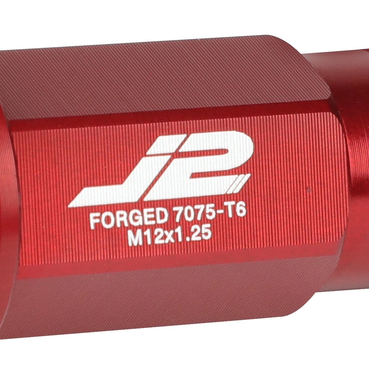Set of 20 J2 7075 Forged Aluminum M12x1.25 Open-End Lug Nuts for RHD Vehicles