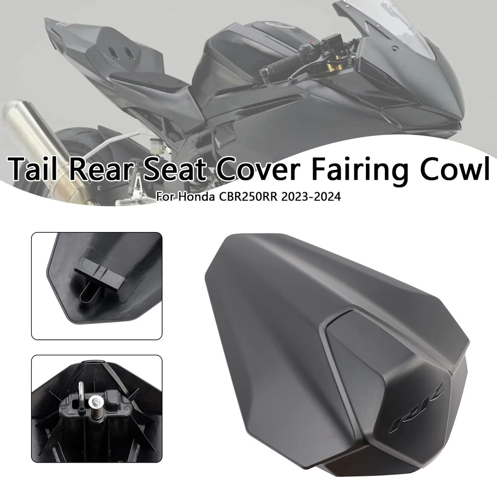 Rear Tail Pillion Seat Fairing Cover for Honda CBR250RR (2023–2024) Matt Black