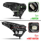 Halogen Headlight Headlamp for Cadillac XT5 (2017–2019) Left Driver Side
