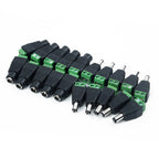 20pcs DC Female Male Power Jack Connectors for CCTV Systems