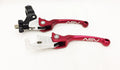 ASV F3 Front Brake Clutch Perch Levers Pair Red for Kawasaki KFX 450R (2008–2014)