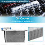 Engine Oil Cooler for Volkswagen Jetta (2013–2022) 04E145749B Aluminum Alloy