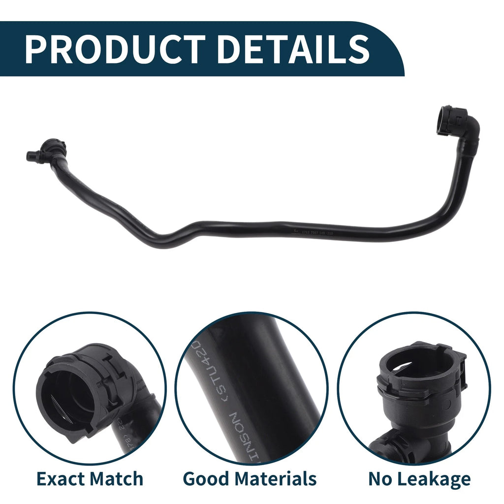 Radiator Hose No. 17127507149 for BMW 530e (2018–2023) 2.0L Electric/Gas