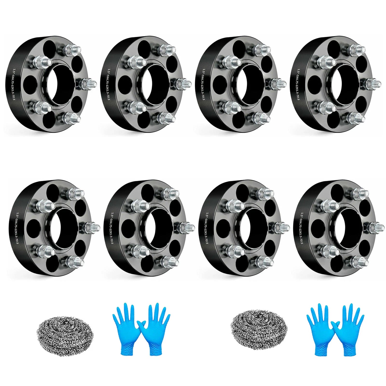 8Pc 1.5in Hubcentric Wheel Spacers Adapters for Chevy S10 GMC Pontiac (1999–2003)