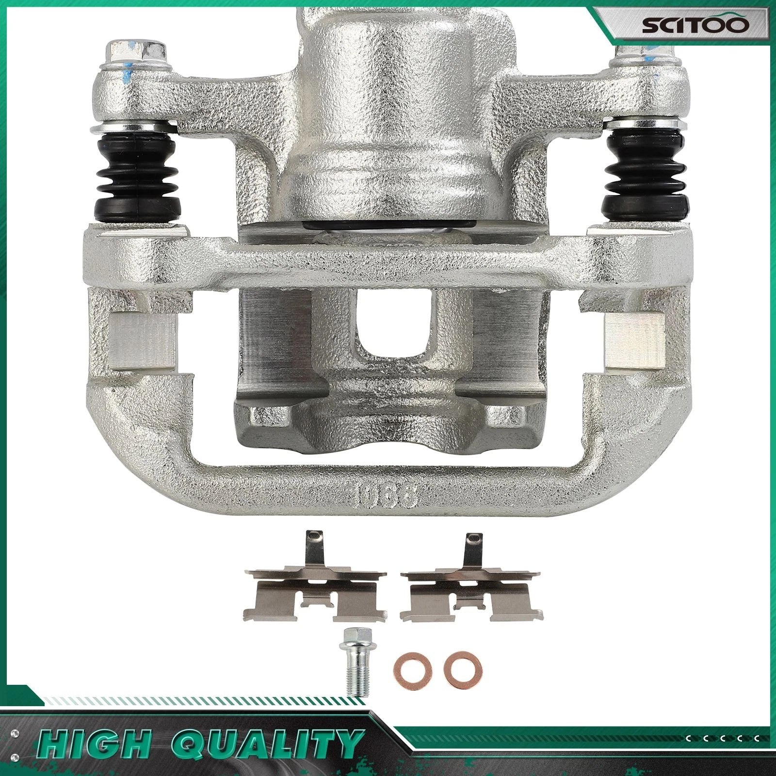 Rear Left Brake Caliper w/Bracket for Suzuki Forenza (2004–2008) & Chevy Spark EV (2014–2016)