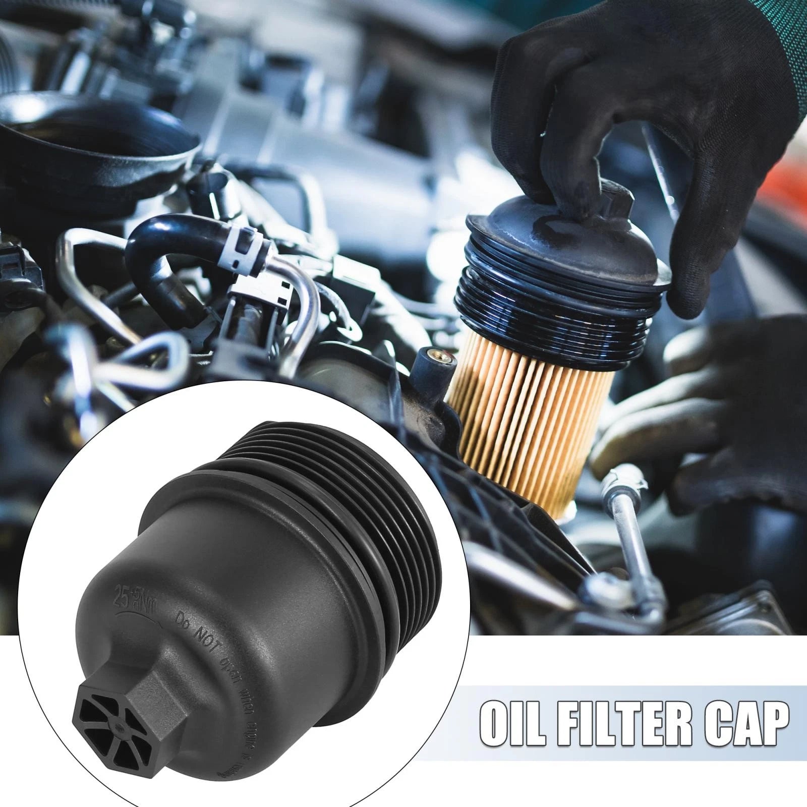Oil Filter Cap Assembly for Chrysler 200, Jeep, Dodge, Ram (2011–2017)