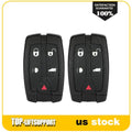 2X Key Fob Remote Shell Case for Land Rover LR2 (2008–2012) 5 Buttons
